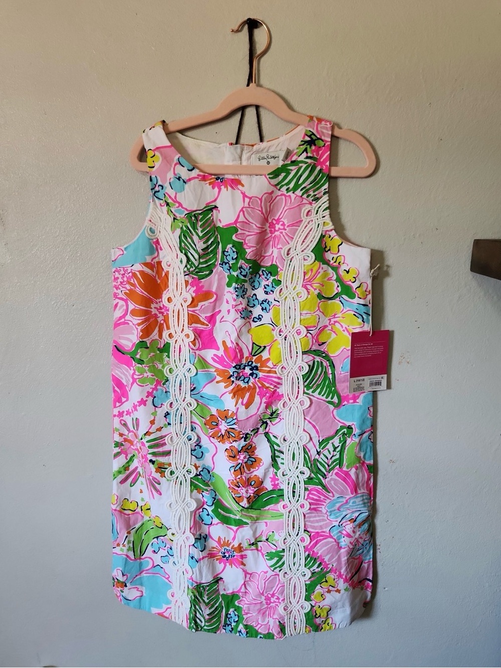 Lilly Pulitzer for Target Girls Floral Shift Dress in Pink, Green, Blue